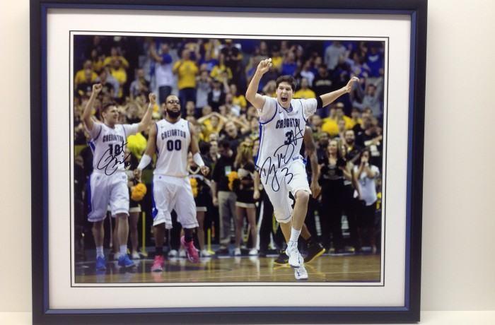 Basketball Photo Custom Framed