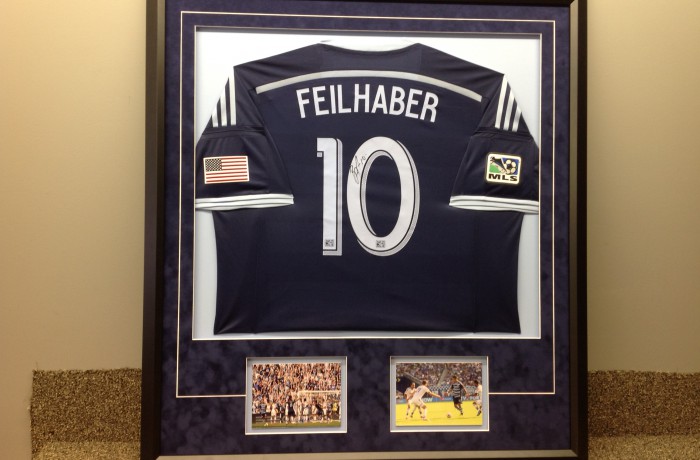 Custom Framed Jersey with Two Photos