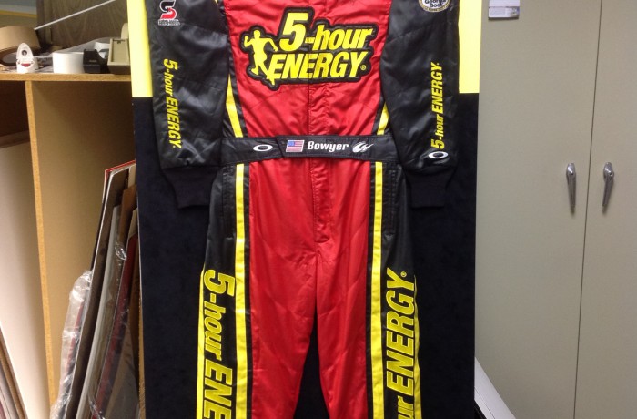 Full NASCAR Racing Uniform Framed