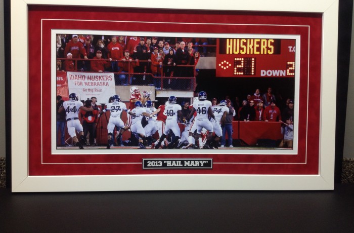 Husker Football Print with Logo