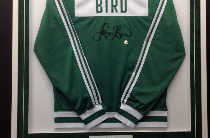 Larry Bird Custom Framed Jersey