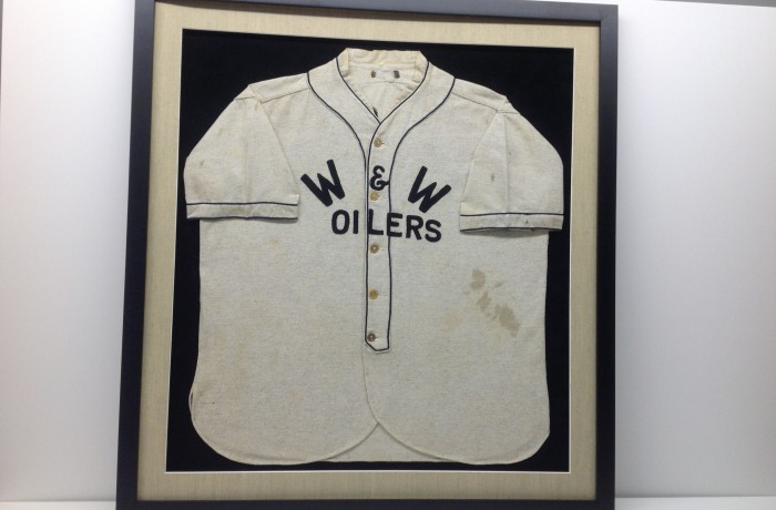 Old Custom Framed Baseball Jersey
