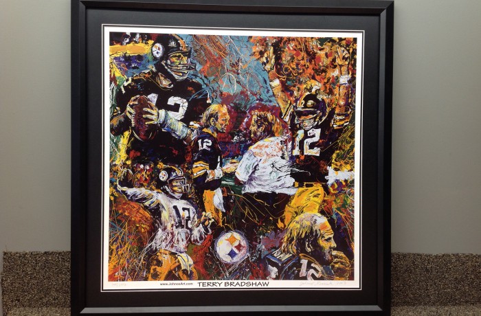 Pittsburgh Steelers Print Custom Framed