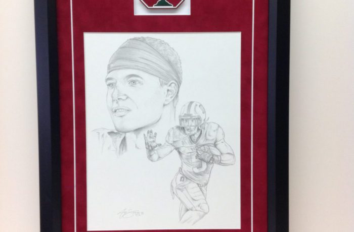 2015 Jet Award framed with Stanford Logo