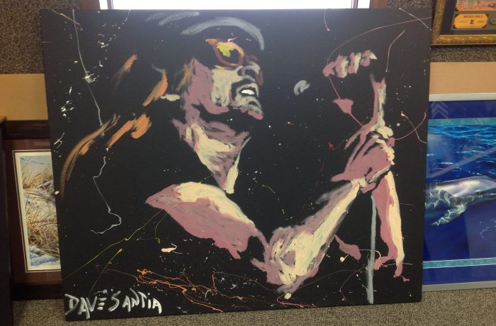 Stretched Canvas showcasing Kid Rock