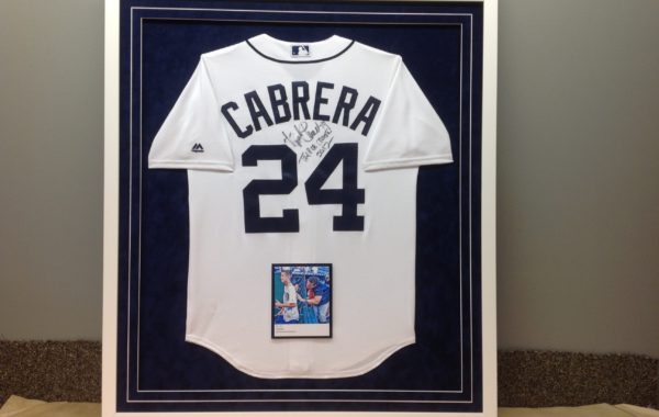 Signed Baseball Jersey with Photo