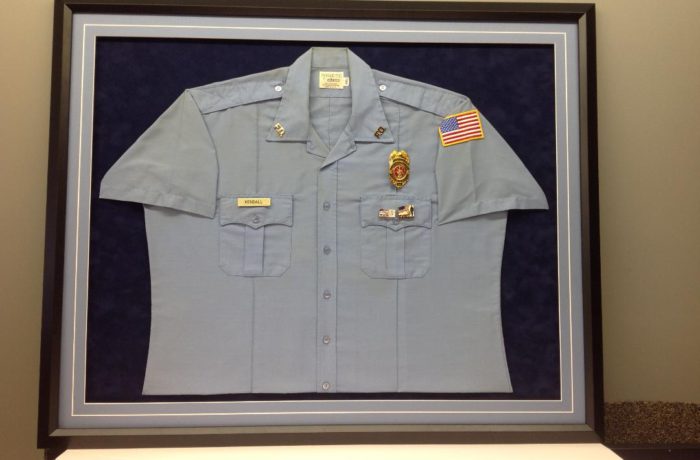 Retired Fire Department Uniform Shirt