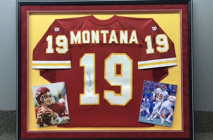 Joe Montana Jersey - B&C Custom Framing