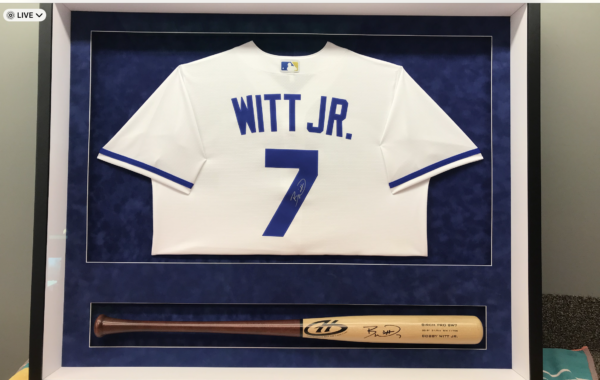 Witt Jr. Jersey and Baseball Bat