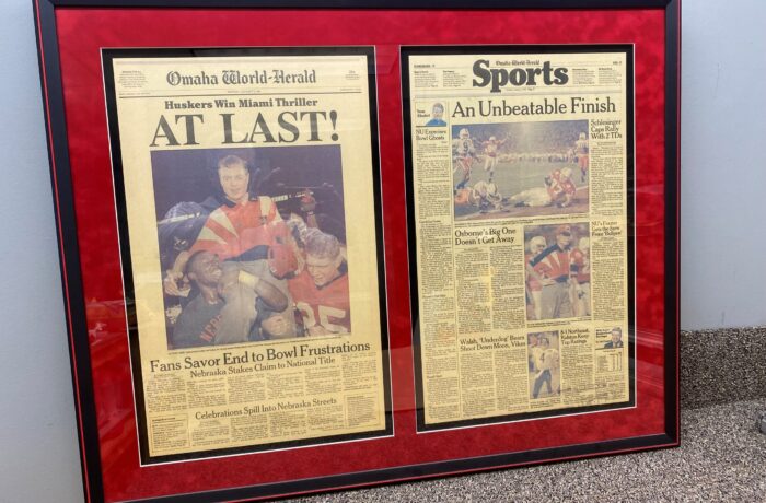 Newspapers Framed