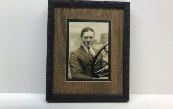 Photo Framed with Wood Looking Mat